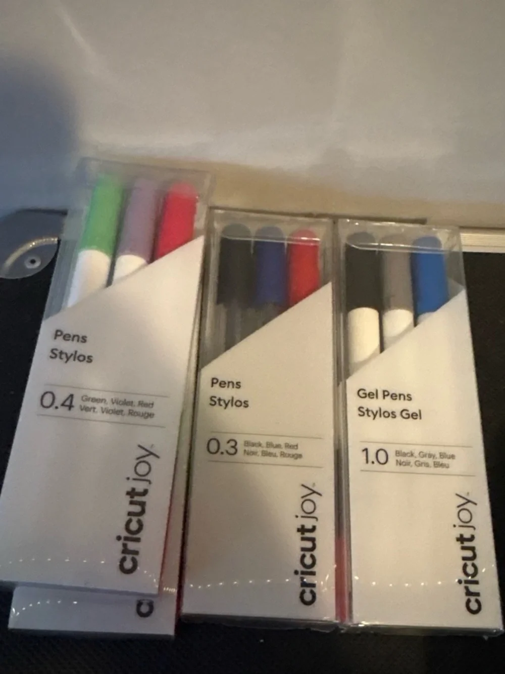 Cricut Joy Smart Vinyl & Label Set in White, Green, Orange Bundle